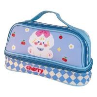 ราคา ที่กระเป๋าใส่ดินสอการ์ตูนกระเป๋าใส่ดินสอสองชั้นความจุขนาดใหญ่เก็บเครื่องเขียนกันน้ำหมีกระต่ายสำหรับโรงเรียน (17116129743)