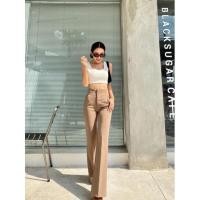 ราคา กางเกงขายาว กางเกงขาม้า กางเกงเอวสูง กางเกงผู้หญิง กางเกงขาบาน กางเกงทำงาน (17402194928)