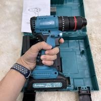 ราคา สว่านไฟฟ้า ลด5 ของแถม สว่านไร้สาย ไขควงอเนกประสงค์ ไขควงไฟฟ้าขนาดเล็ก มีระบบกระแทก สว่านกระแทก ไร้สาย พร้อมส่ง ทุกแบบ ปรับแรงบิดได้ แถมแบต2ก้อนทุกแบบ ส่งไวจากไทย (17484397626)