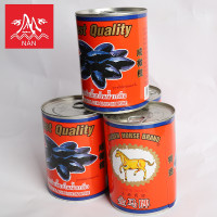 ราคา หนำเลี๊ยบในน้ำเกลือ กระป๋องใหญ่ น้ำหนักสุทธิ 565g ยี่ห้อม้าทอง大乌榄มะกอกดำลูกใหญ่ (19909551299)
