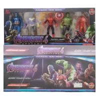 ราคา Avengers Model Set โมเดลอเวนเจอร์ มีไฟและไม่มีไฟ ขยับไ ตุ๊กตาMarvel ชุดโมเดลซุปเปอร์ฮีโร่ 5ตัว TY416 (14224639602)