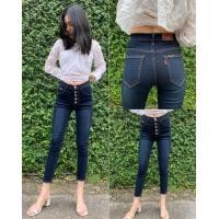 ราคา กางเกงยีนส์ขา8ส่วน ยาว33 นิ้ว ผ้ายืดธรรมดา ป้ายNORTH JEANS (20948849210)