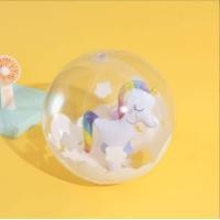 ราคา FUFU SHOP ลูกบอลเป่าลมแฟนซีลอยน้ำ 36 cm ลูกบอลแตงโมง ลูกบอลส้ม (11420574507)