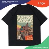 ราคา เสื้อยืด Travis SCOTT ลาย ASTRO WORLD เสื้อยืด แจ็ค CACTUS RAPPER เสื้อยืด พิมพ์ลาย Travis SCOTTS 5XL S 5XL (20923083184)