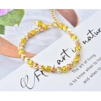 ราคา สร้อยข้อมือทองไมครอน สร้อยข้อมือชุบทองแท้ 100 กำไลทองชุบ เศษทองคำแท้ สร้อยหุ้มทอง ชุบทอง 24K ไม่ลอก ไม่ดำ (20373861519)