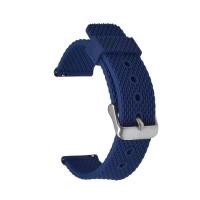 ราคา สายรัดข้อมือซิลิโคนแบบนิ่มอุปกรณ์เสริมสำหรับนาฬิกาสายรัดข้อมือขนาด16มม 18มม 20มม 22มม 24มม สายนาฬิกายางนิ่มระบายอากาศได้ดีกันน้ำ (13089892024)