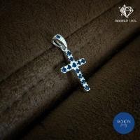 ราคา จี้เงินแท้925 ไม้กางเขน พระเยซู ฝั่งเพชร CZ งานมือ เงินแท้แข็งแรงครับ (14320321106)