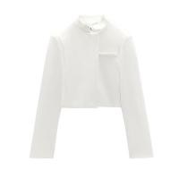 ราคา ZaraS3เสื้อชุดสีขาวอเนกประสงค์สไตล์ยุโรปและอเมริกาใหม่สำหรับฤดูใบไม้ผลิและฤดูร้อน1255737สูทแจ็คแขนเก็ตสั้นเพรียวบาง (20743677390)