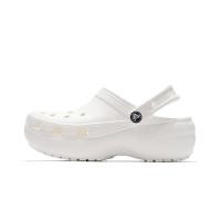 ราคา รองเท้าแตะ Crocs Classic Platform Clog กระดูก รองเท้าแตะ หญิง ของขวัญวันเกิดให้แฟน (21262425069)