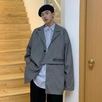 ราคา Lansboter เสื้อสูทผู้ชาย ชุดสูทและเบลเซอร์ เสื้อสูทลำลอง blazer ผู้ชาย แจ็คเก็ตผู้ชายหลวมและชุดสูทเสื้อเบลเซอร์ลำลองบาง (19767998403)