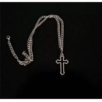 ราคา สร้อยเงินรูปไม้กางเขน สร้อยสีเงิน สร้อยแฟชั่น สร้อยผู้หญิงผู้ชาย (19628946598)