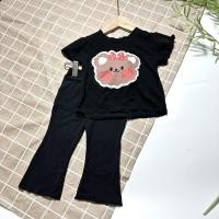 ราคา ชุดเซทขาม้า ชุดเด็กผ้าเรย่อน เสือแขนสั้นกับกางเกงขาม้า 14สี (20935027075)