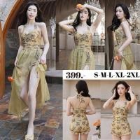 ราคา ชุดว่ายน้ำวันพีช มีกระโปรงคลุม (19526675200)