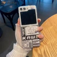 ราคา JieHui สำหรับ Samsung Z Flip5 PC Bear Blue Black Fashion Phone Case (20056534140)