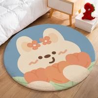 ราคา LEBI พรมทรงกลมผ้าห่มข้างเตียงนอนกันลื่นเสื่อปูพื้นลายการ์ตูนห้องนั่งเล่นทันสมัยเช็ดได้ล้างทำความสะอาดได้หนาสีกาแฟแผ่นรองจาน (20928506590)