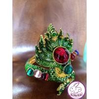 ราคา กำไลข้อมือพญานาค เงินลงยา ง้างได้ พญานาคปรก 7 เศียร (7937360143)