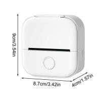ราคา Wireless Smart Mini Printer Portable Inkless Pocket Printer Thermal Printing Sticker Self adhesive Label Retro Photos Printer (20590891181)