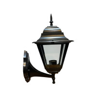 ราคา โคมไฟติดผนังภายนอก โคมไฟกิ่งภายนอก โคมไฟภายนอก สไตล์คลาสสิคสีดำ ดำปัดทอง รุ่น WL A41 BK BG (13041420903)