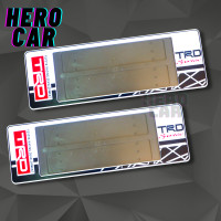 ราคา กรอบป้ายทะเบียนรถยนต์ กรอบป้ายทะเบียนรถยนต์กันน้ำ ลายTRD สีขาว 1ชุด 2ชิ้น กรอบป้ายทะเบียนรถยนต์กันน้ำใส่รถยนต์ Toyota (11148770454)