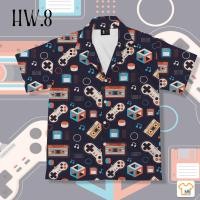 ราคา Hawaii Shirt HW5 8 เสื้อเชิ๊ตผู้ชาย เสื้อฮาวายพิมพ์ลายสวยๆ ผ้าใส่สบาย เซต2 (10998363701)