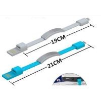 ราคา 22CM Micro USB Cable Silicone Wrist celet Data Sync Charge Cables Wristband (16486754935)