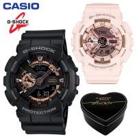 ราคา เดิม G Shock GA110 GMAS110 ผู้ชายและผู้หญิงกีฬานาฬิกาคู่ตั้ง 200 เมตรกันน้ำกันกระแทกกีฬาคนรักกีฬานาฬิกาข้อมือรับประกัน 4 ปี GA 110RG 1A GMA S110MP 4A1 (20443237699)