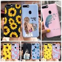 ราคา เคสสำหรับ Oppo F9 Oppo F9 Proเคสโทรศัพท์แบบบางนิ่มลายดอกทานตะวันน่ารักสำหรับ Oppo F9 OppoF9 (10035242089)
