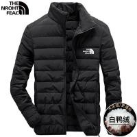 ราคา แอนตี้นี่ North Face แบบไดนามิกเสื้อขนเป็ดผู้ชาย2022ฤดูใบไม้ร่วงและฤดูหนาวสั้นหลวมบาง Warm คอตั้งเป็ดสีขาวเสื้อขนเป็ด (17125633743)