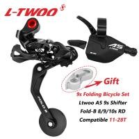 ราคา Ltwoo จักรยานพับได้5 6 7 8 9 10สปีดตัวปรับความตึงโซ่สำหรับจักรยาน Brompton เกียร์5 10 S Shifter สายเคเบิ้ลคู่มือ Derailleur Shifter ด้านหลังจักรยาน (19641662287)