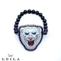 ราคา Leila Amulets พญาเสือโคร่ง ห่วงข้าง พร้อมกำไลหินฟรีตามรูป (8766663635)