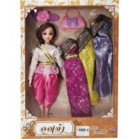 ราคา ATOY ตุ๊กตา ออเจ้า บุพเพสันนิวาส ตุ๊กตาชุดไทย พร้อมชุดไทยสำรอง 3ชุด หุ่นสูง12 30ซม คละแบบ CT8025B (15730701123)