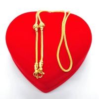 ราคา สร้อยคอทอง หนัก2สลึง ลายสี่เสา ยาว18นิ้ว เครื่องประดับ ทองเหมือนแท้ สร้อยทองไม่ลอก สร้อยคอ ชุบทอง (17447801338)