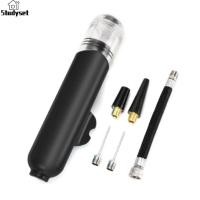 ราคา Studyset IN stock Manual Ball Pump With Air Needle Air Nozzle Portable Inflating Pump For Football basketball Balloons Inflatable Toys (20760101480)