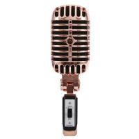 ราคา Professional Wired Vintage Classic Microphone Dynamic Vocal Mic Microphone for Live Performance Karaoke (19983473849)