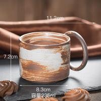 ราคา แก้วลายดอกไม้วางซ้อนกันได้แก้วกาแฟเซรามิคโบราณ Ins แก้วถ้วยน้ำเซรามิค (18965142175)