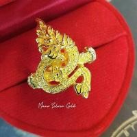 ราคา แหวนพญานาค 0585 หนัก 2 สลึง รุ่นเคลือบทองหนาพิเศษ แหวนพญานาคทองไมครอน แหวนทองไมครอน แหวนทองชุบ แหวนทองสวย แหวน (16295512322)
