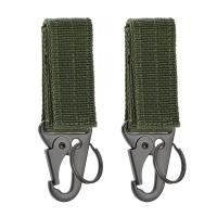 ราคา 2ชิ้นหัวเข็มขัดห้อยยุทธวิธี Molle ไนลอนสายรัด carabiner พวงกุญแจสามเหลี่ยมสำหรับการปีนเขากลางแจ้งอุปกรณ์เครื่องมือตั้งแคมป์ (21170909166)