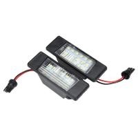 ราคา 2Pcs Car 18Leds License Plate Lights Plastic for Juke Primera Bright Led Number Licence Plate Light (20305670388)