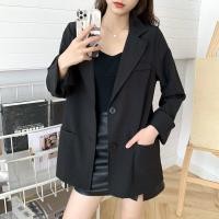 ราคา เสื้อสูทสีดำอเนกประสงค์แฟชั่นรุ่นเกาหลีแบบหลวมของผู้หญิงฤดูใบไม้ผลิและเสื้อฤดูใบไม้ร่วง (19895646053)