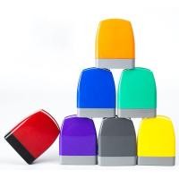 ราคา ตรายาง ตรายางหมึกในตัว ตรายางสั่งทำ ตรายางแฟลชสแตมป์ flash stamp ตรายางราคาถูก งานข้อความ คละสีด้าม ข้อความ1 2บรรทัด คำสำเร็จรูปไทยอังกฤษ (20716727457)