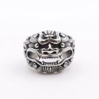 ราคา ชุดแหวนสไตล์พังก์ของเหล็กไททาเนียมสุภาพบุรุษหัวสิงโตชุดตกแต่งรูปสัตว์คริสต์มาส (17330703915)