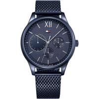 ราคา Tommy Hilfiger สแตนเลสโครโนกราฟสายรัดข้อมือลายตาข่ายวันนาฬิกาข้อมือสำหรับผู้ชายแยม Tangan Lelaki 1791421 (17590950590)