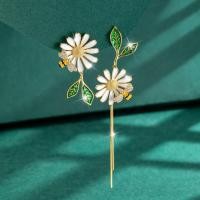 ราคา ต่างหูต่างหูระย้าต่างหูรูปดอกเดซี่ทรงไม่สมมาตรลายดอกเดซี่โซ่ห้อยสำหรับผู้หญิงวัยรุ่นผู้หญิง (20563267371)