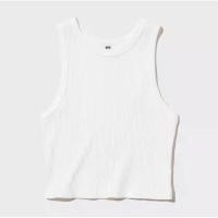 ราคา UNIQLO เสื้อกั๊กผ้าฝ้ายสแปนเด็กซ์แบบสั้นสำหรับ457742 (19666909109)