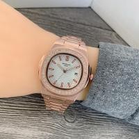 ราคา COMUDIR นาฬิกาสำหรับผู้ชาย Nautilus ของแท้สายรัดเหล็กอินเทรนด์หน้าปัดขนาดใหญ่พร้อมนาฬิกาข้อมือฝังเพชรเพชร (19291003562)