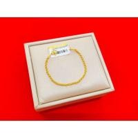 ราคา สร้อยข้อมือเด็ก ครึ่ง สลึง หนัก 1 89 กรัม ยาว 11 12 ซม ใส่ได้ตั้งแต่แรกเกิด (17238585531)