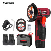 ราคา แถมฟรี ใบตัด3นิ้ว2ใบ เครื่องเจียร์ไฟฟ้า ลูกหมูไร้สาย 48v หินเจียรไร้สาย 550W Electric Angle Grinder เครื่องตัดมือถือ เครื่องเจียรขนาดเล็ก อเนกประสงค์ สำหรับ การขัด การตัดกระเบื้อง เซรามิก หิน ไม้ เหล