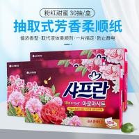 ราคา นำเข้าจากเกาหลี LG SHUFU LAN กระดาษนุ่มลื่นสำหรับเสื้อผ้าน้ำยาปรับผ้านุ่มสำหรับเครื่องซักผ้ากระดาษทิชชู่ป้องกันไฟฟ้าสถิตย์ (19376355098)