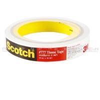 ราคา 3MTissue Tape เทปกาวสองหน้าบาง 3M Scotch 777 ขนาด 1 4 1 2 3 4 1 นิ้ว ยาว10เมตร 1ม้วน (14024914395)