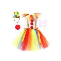 ราคา Pickmine 2023ชุดฮาโลวีนชุดราตรีของเด็กชุดคอสเพลย์ตัวตลกชุดชุดปาร์ตี้ชุดถุงน่องถุงมือหมวกชุดตัวตลกใหม่ (20271990287)